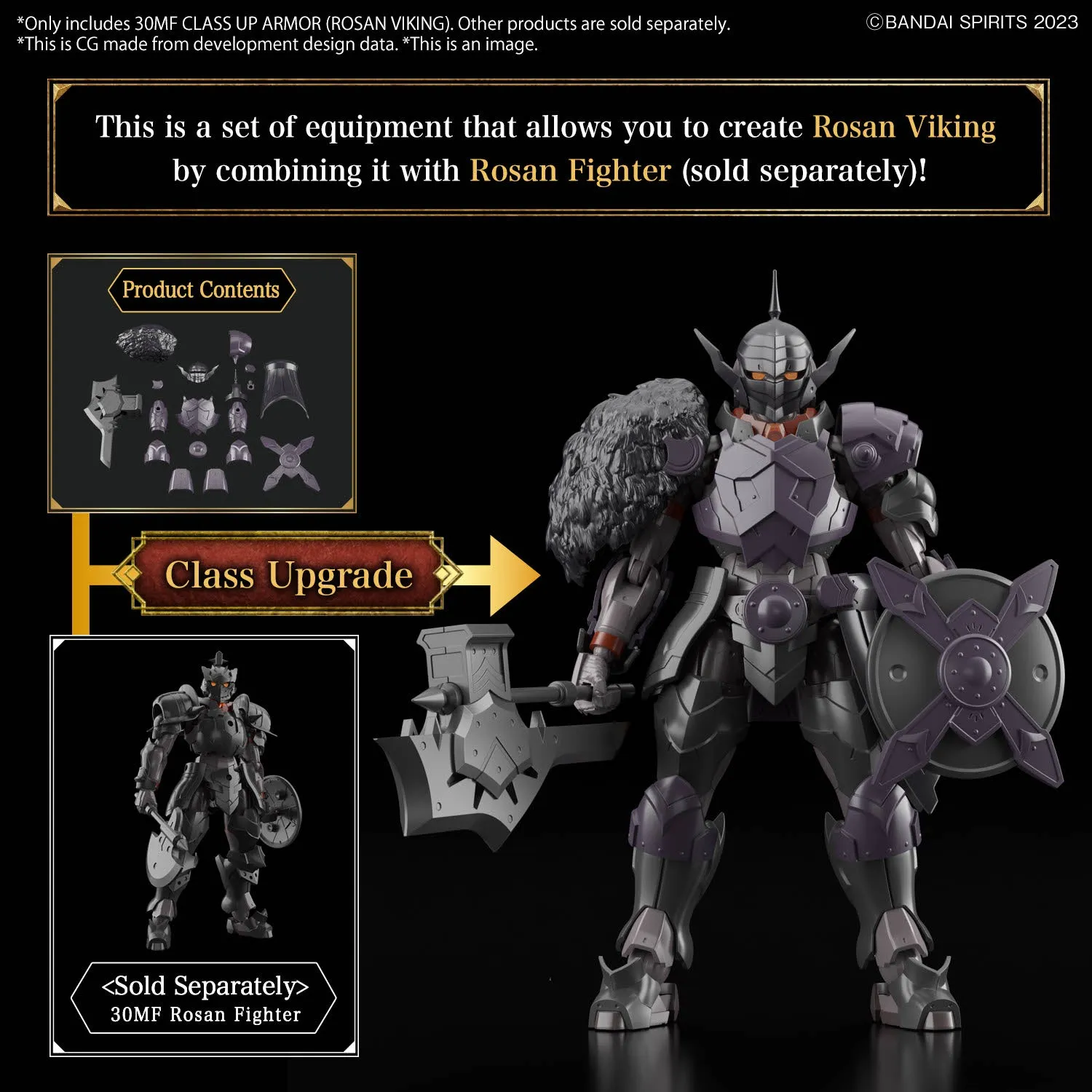 30 Minutes Fantasy Class-Up Armor Rosan Viking Accessory Set