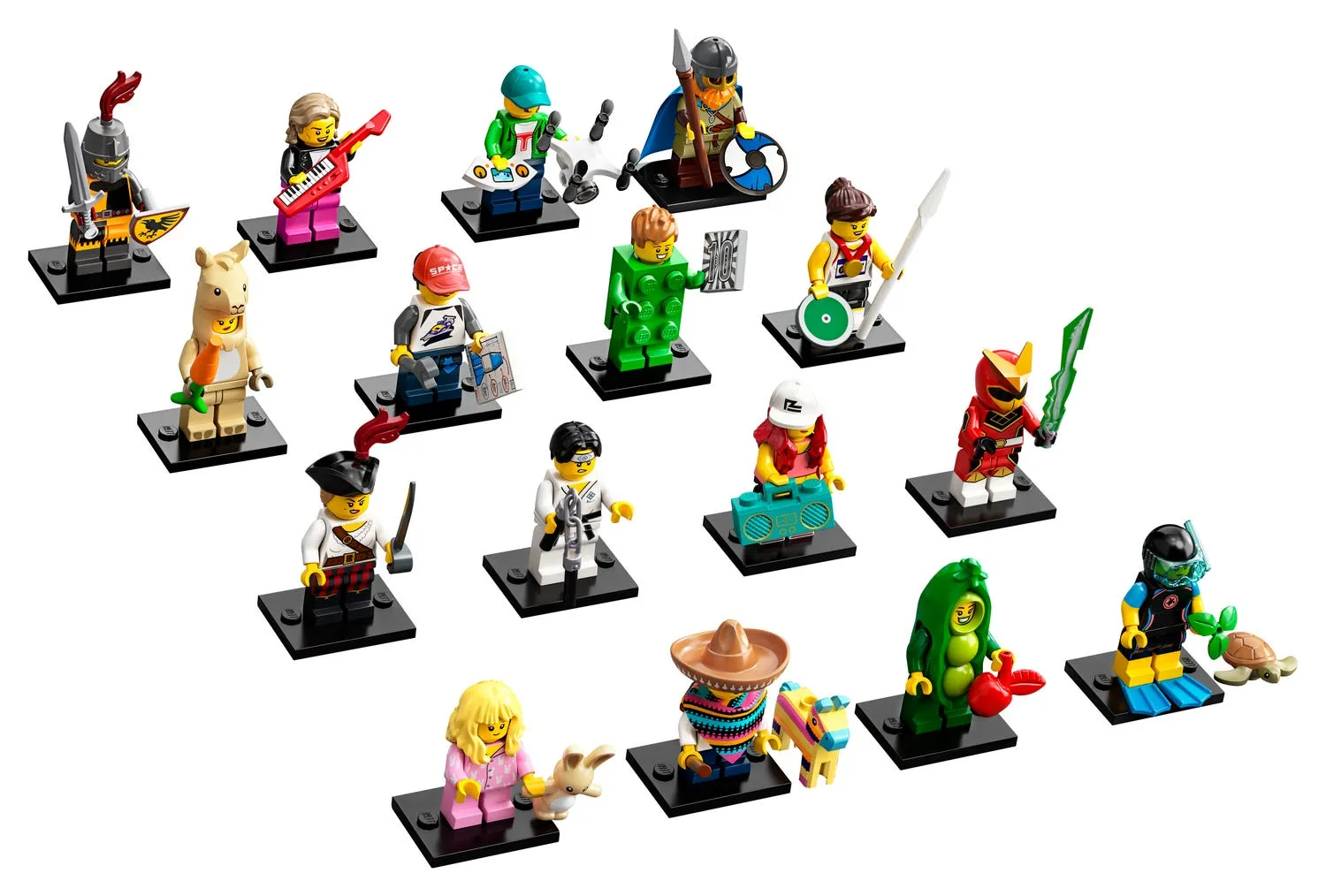 Series 20 Complete Collection 16 LEGO Minifigures 71027